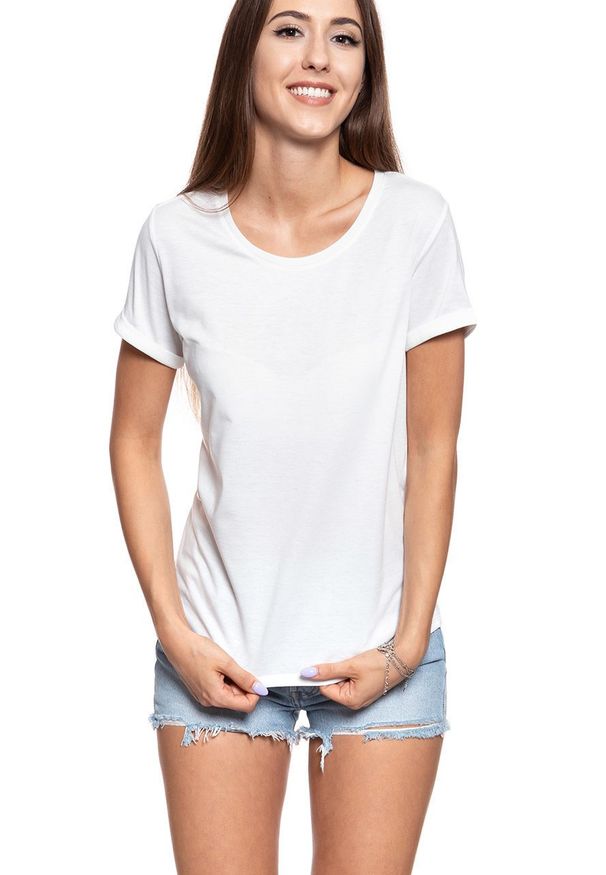 Mustang - MUSTANG T SHIRT DAMSKI Alina C Embro 1009061 2020. Wzór: napisy