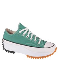 Converse - Buty sportowe do chodzenia damskie, Run Star Hike. Kolor: zielony. Sport: bieganie, turystyka piesza