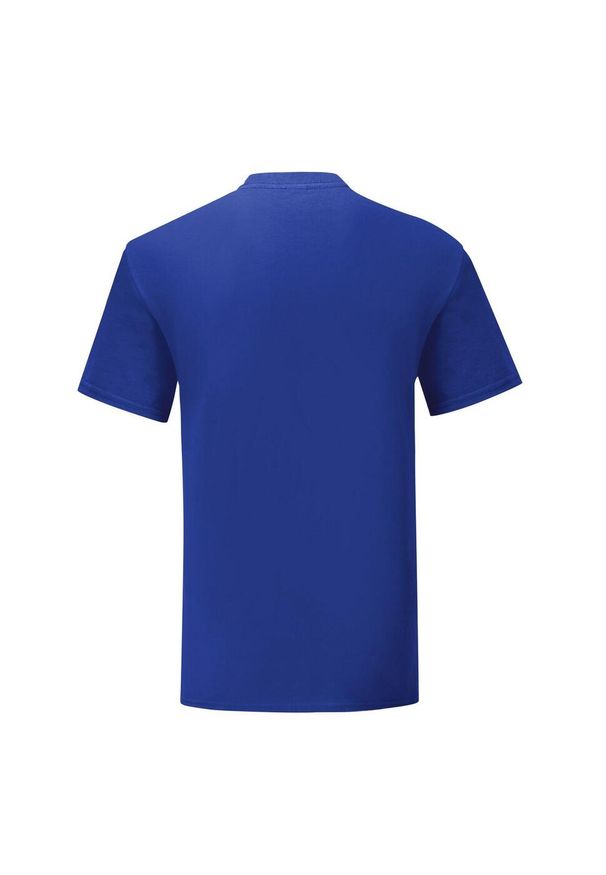 FRUIT OF THE LOOM - Kultowa Koszulka Unisex Dla Dorosłych. Kolor: niebieski. Sport: turystyka piesza