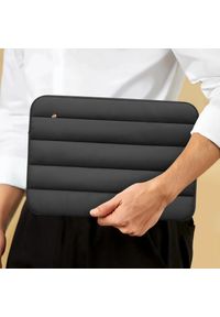 TECH-PROTECT - Etui Tech-Protect Fluffy Laptop 13-14 czarny. Kolor: czarny. Materiał: materiał. Styl: elegancki, casual #7