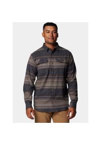 columbia - Koszula Męska Columbia Flare Gun Stretch Flannel. Kolor: szary, beżowy, wielokolorowy. Długość rękawa: długi rękaw. Długość: długie