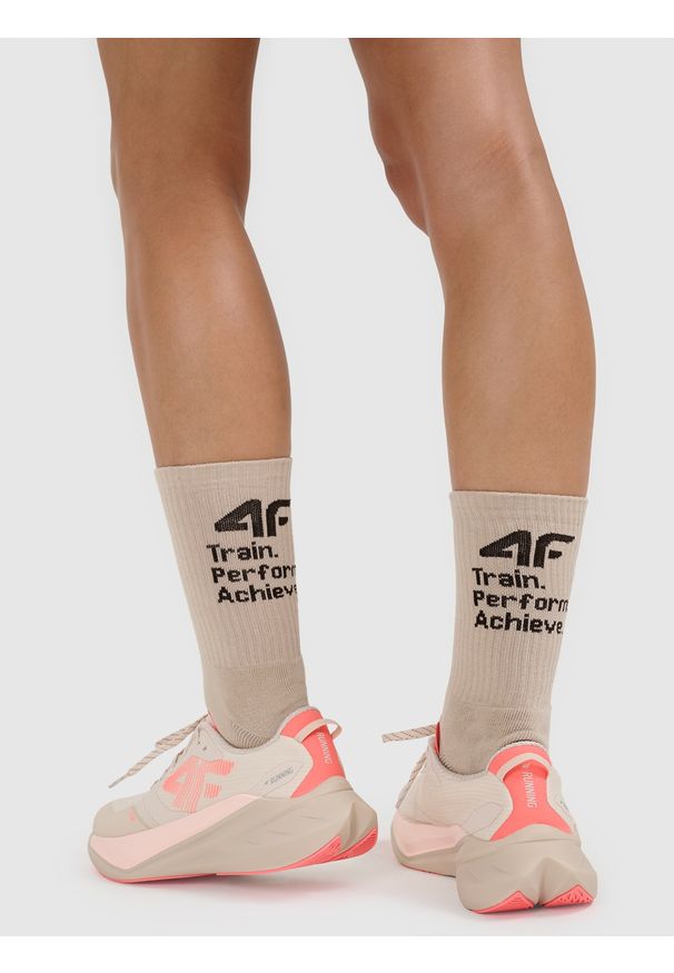 4f - 4F Skarpety casual za kostkę (2-pack) damskie - multikolor 35-38. Kolor: wielokolorowy. Materiał: włókno, materiał, bawełna
