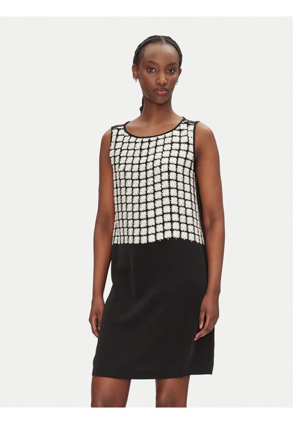 Bruuns Bazaar Sukienka codzienna Nayja BBW4528 Czarny Slim Fit. Okazja: na co dzień. Kolor: czarny. Materiał: syntetyk. Typ sukienki: proste. Styl: casual