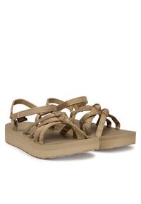 Teva Sandały Midform Kena Slim 1173494 Beżowy. Kolor: beżowy. Materiał: materiał #5