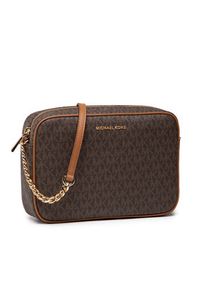 MICHAEL Michael Kors Torebka Jet Set 32F1GJ6C7B Brązowy. Kolor: brązowy. Materiał: skórzane