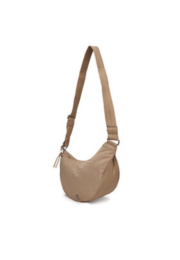 Calvin Klein Jeans Torebka Luna Nylon Sling Bag LV04K3095G Beżowy. Kolor: beżowy