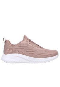 skechers - Buty na co dzień damskie SKECHERS BOBS SQUAD CHAOS - FACE OFF lekkie. Okazja: na co dzień. Kolor: brązowy