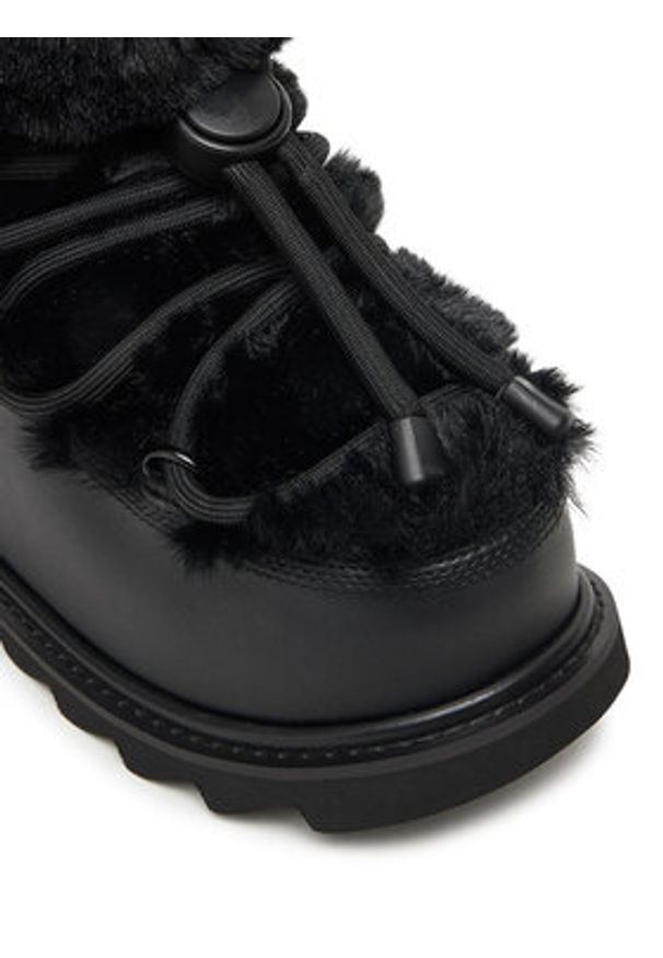 United Nude Śniegowce Zembla Artic Mid 1097401120 Czarny. Kolor: czarny. Materiał: materiał