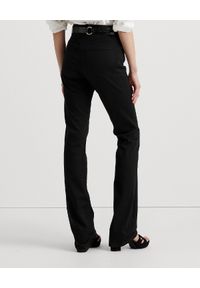 Lauren Ralph Lauren - LAUREN BY RALPH LAUREN - Czarne spodnie z wysokim stanem. Stan: podwyższony. Kolor: czarny. Długość: długie #4