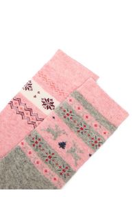 Gino Rossi - GINO ROSSI Skarpety długie CEO_BR_GR_001_W_AW25 (2 PACK) Różowy. Kolor: różowy. Materiał: poliester #2