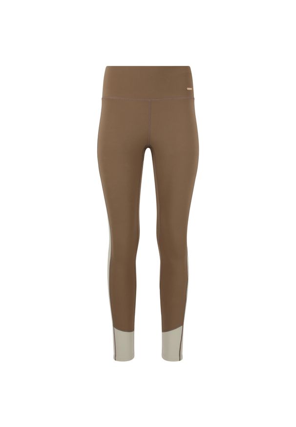 Damskie legginsy Athlecia Aspasia. Kolor: wielokolorowy, beżowy, brązowy. Sport: fitness