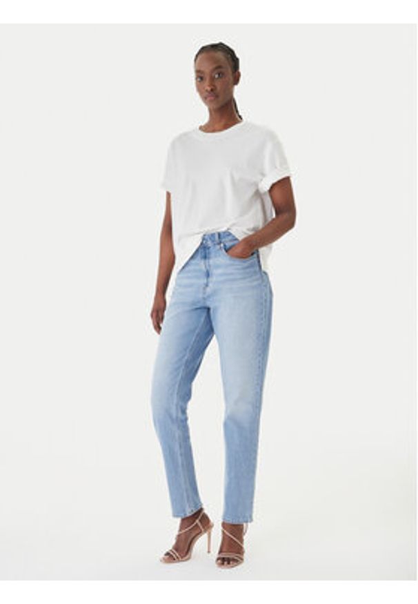 Calvin Klein Jeans Jeansy LV047E787G Niebieski Mom Fit. Kolor: niebieski