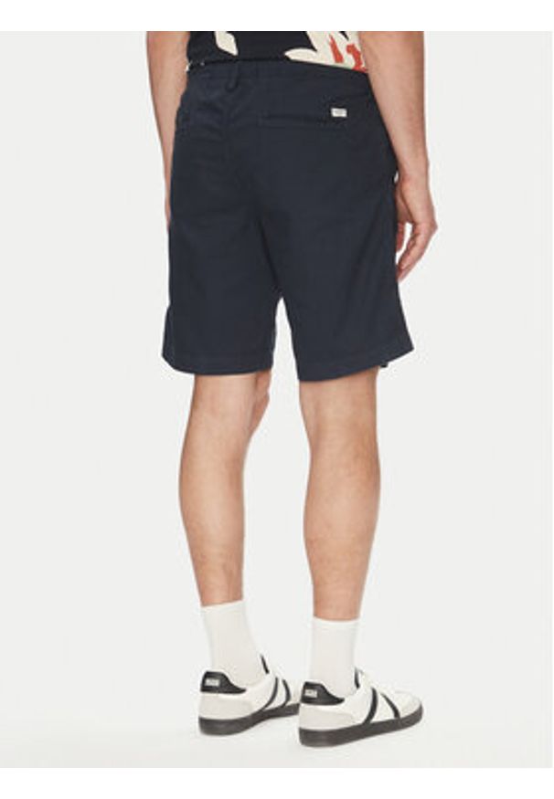 Jack & Jones Szorty materiałowe Jaiden 12274968 Granatowy Relaxed Fit. Kolor: niebieski. Materiał: bawełna