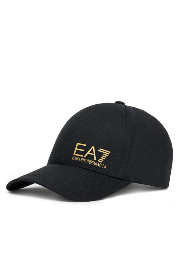 EA7 Emporio Armani Czapka z daszkiem 7X000005 AF11989 MC021 Czarny. Kolor: czarny. Materiał: materiał, bawełna
