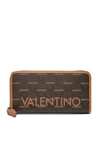 VALENTINO - Valentino Duży Portfel Damski Liuto VPS3KG155R Brązowy. Kolor: brązowy. Materiał: skóra #1