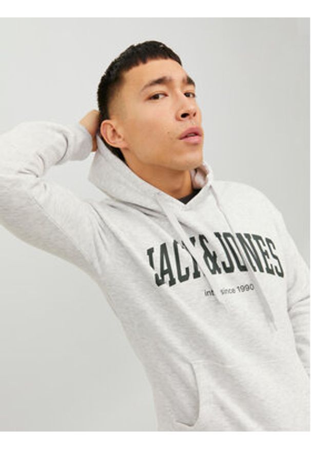 Jack & Jones - Jack&Jones Bluza Josh 12236513 Szary Standard Fit. Kolor: szary. Materiał: syntetyk, bawełna