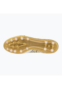 Buty piłkarskie męskie Mizuno Alpha Japan AG. Kolor: żółty, biały, wielokolorowy. Sport: piłka nożna