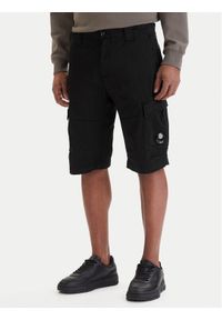 C.P. Company Szorty materiałowe RSCMBE746A005694G Czarny Regular Fit. Kolor: czarny. Materiał: bawełna #1