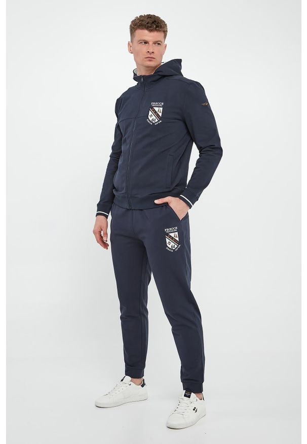 Aeronautica Militare - Bluza męska z odpinanym kapturem AERONAUTICA MILITARE