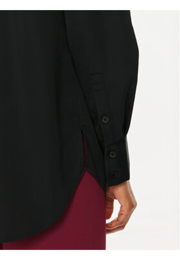 Calvin Klein Koszula K20K207584 Czarny Relaxed Fit. Kolor: czarny. Materiał: syntetyk