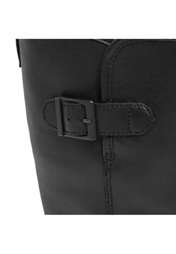 ecco - ECCO Kozaki Tredtray K 77008301001 Czarny. Kolor: czarny. Materiał: skóra
