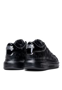 Sneakersy męskie czarne Karl Lagerfeld KAPRI Monogram Emboss. Kolor: czarny #4