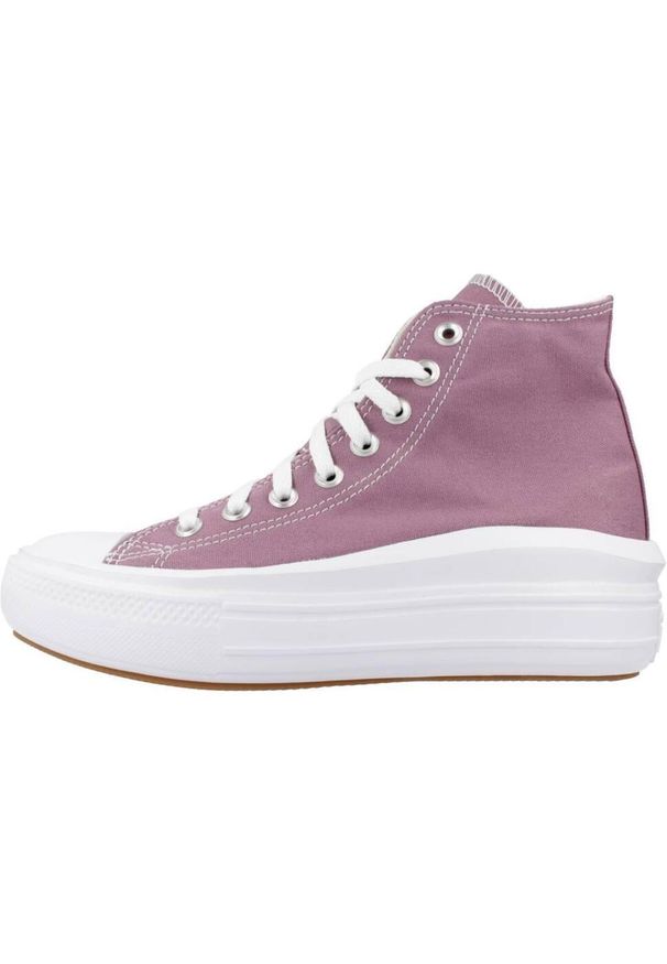 Tenisówki Converse Model Chuck Taylor All Star Move Hi Kolor Fioletowy. Kolor: fioletowy. Materiał: tkanina
