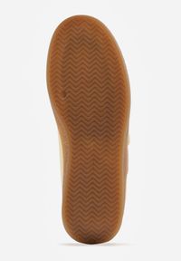 Born2be - Żółte Tenisówki w Stylu Balerinek z Zapięciem na Rzep Talwan. Okazja: na spacer, na co dzień. Zapięcie: rzepy. Kolor: żółty. Materiał: jeans. Styl: casual, elegancki, sportowy #3