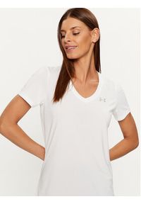 Under Armour T-Shirt Tech Ssv - Solid 1255839 Biały Loose Fit. Kolor: biały. Materiał: syntetyk