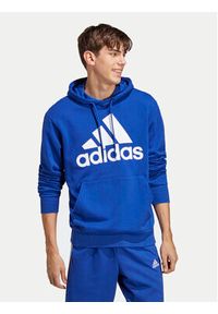 Adidas - adidas Bluza Essentials French Terry Big Logo IC9366 Niebieski Regular Fit. Kolor: niebieski. Materiał: bawełna #3