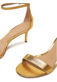 Lauren Ralph Lauren - LAUREN RALPH LAUREN Sandały 802978207001 Złoty. Kolor: złoty. Materiał: skóra #5