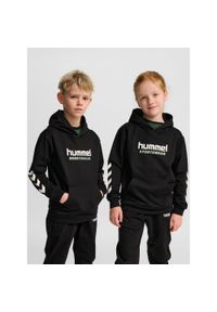 Bluza z kapturem dla dzieci Hummel Logo. Typ kołnierza: kaptur. Kolor: czarny #1