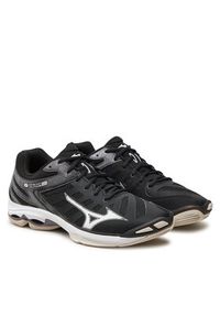 Mizuno Buty halowe Wave Voltage 2 V1GA2460 Czarny. Kolor: czarny. Materiał: skóra. Model: Mizuno Wave