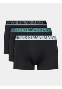 Komplet 3 par bokserek Emporio Armani Underwear. Kolor: czarny