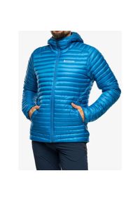 Kurtka puchowa męska Montane Anti-Freeze Lite Hoodie. Kolor: niebieski. Materiał: puch