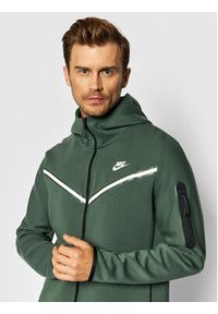 Nike Bluza Sportswear Tech CU4489 Zielony Standard Fit. Kolor: zielony. Materiał: bawełna #4