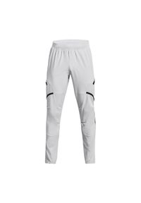 Spodnie fitness męskie Under Armour Unstoppable Cargo. Kolor: szary. Sport: fitness