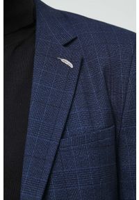 medicine - Medicine marynarka męska kolor granatowy. Kolor: niebieski. Materiał: tkanina. Styl: klasyczny #5