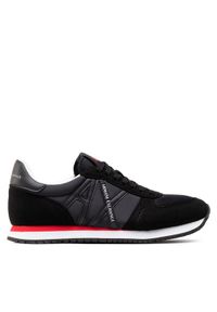 Armani Exchange Sneakersy XUX017 XCC68 00002 Czarny. Kolor: czarny. Materiał: materiał #1