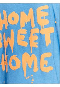 Guess T-Shirt Home W3GI50 K9RM4 Niebieski Oversize. Kolor: niebieski. Materiał: bawełna #2