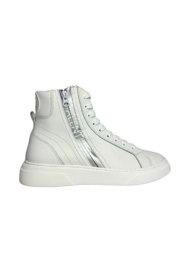 Valentino by Mario Valentino - VALENTINO Białe sneakersy HIGH-TOP, Rozmiar 41. Kolor: biały