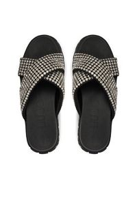 Liu Jo Klapki Lovely Sandal 02 BA4133 TX421 Czarny. Kolor: czarny. Materiał: materiał #6