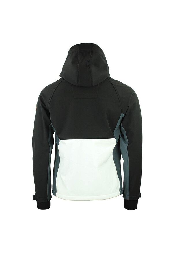 PEAK MOUNTAIN - Kurtka Peak Mountain Shoftshell. Kolor: wielokolorowy, biały, czarny. Sport: turystyka piesza, wspinaczka