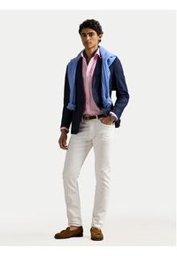 Polo Ralph Lauren Koszula 710968915002 Różowy Slim Fit. Typ kołnierza: polo. Kolor: różowy. Materiał: len #3