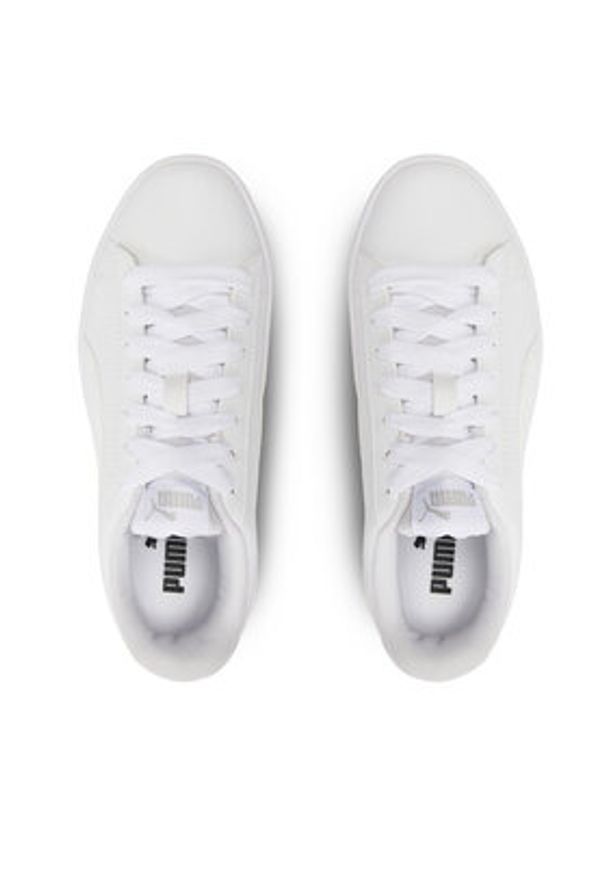 Puma Sneakersy Rickie Classic Jr 394252-08 Biały. Kolor: biały. Materiał: skóra