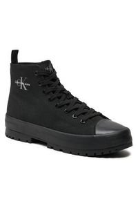 Calvin Klein Jeans Trampki Lugged Hybrid High Laceup Mtr YM0YM01021 Czarny. Kolor: czarny. Materiał: materiał #5