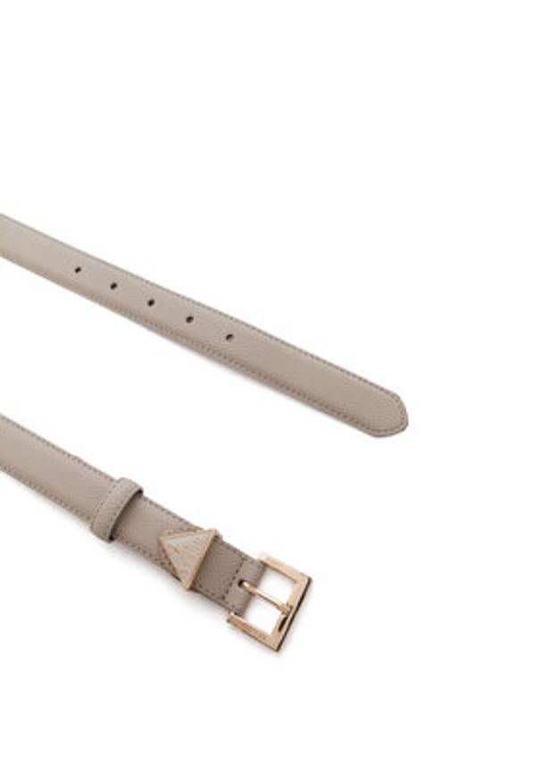 Guess Pasek Damski BW9320 P6125 Beżowy. Kolor: beżowy. Materiał: skóra