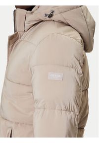 Guess Kurtka zimowa M4BL21 WGJ42 Beżowy Regular Fit. Kolor: beżowy. Materiał: syntetyk. Sezon: zima