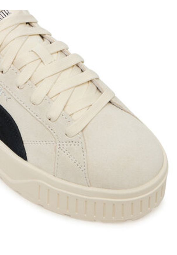 Puma Sneakersy Karmen II 397457 12 Écru. Kolor: kremowy. Materiał: skóra, zamsz