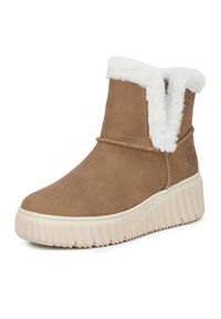 Rieker Botki N2560-24 Brązowy. Kolor: brązowy. Materiał: materiał, syntetyk #3